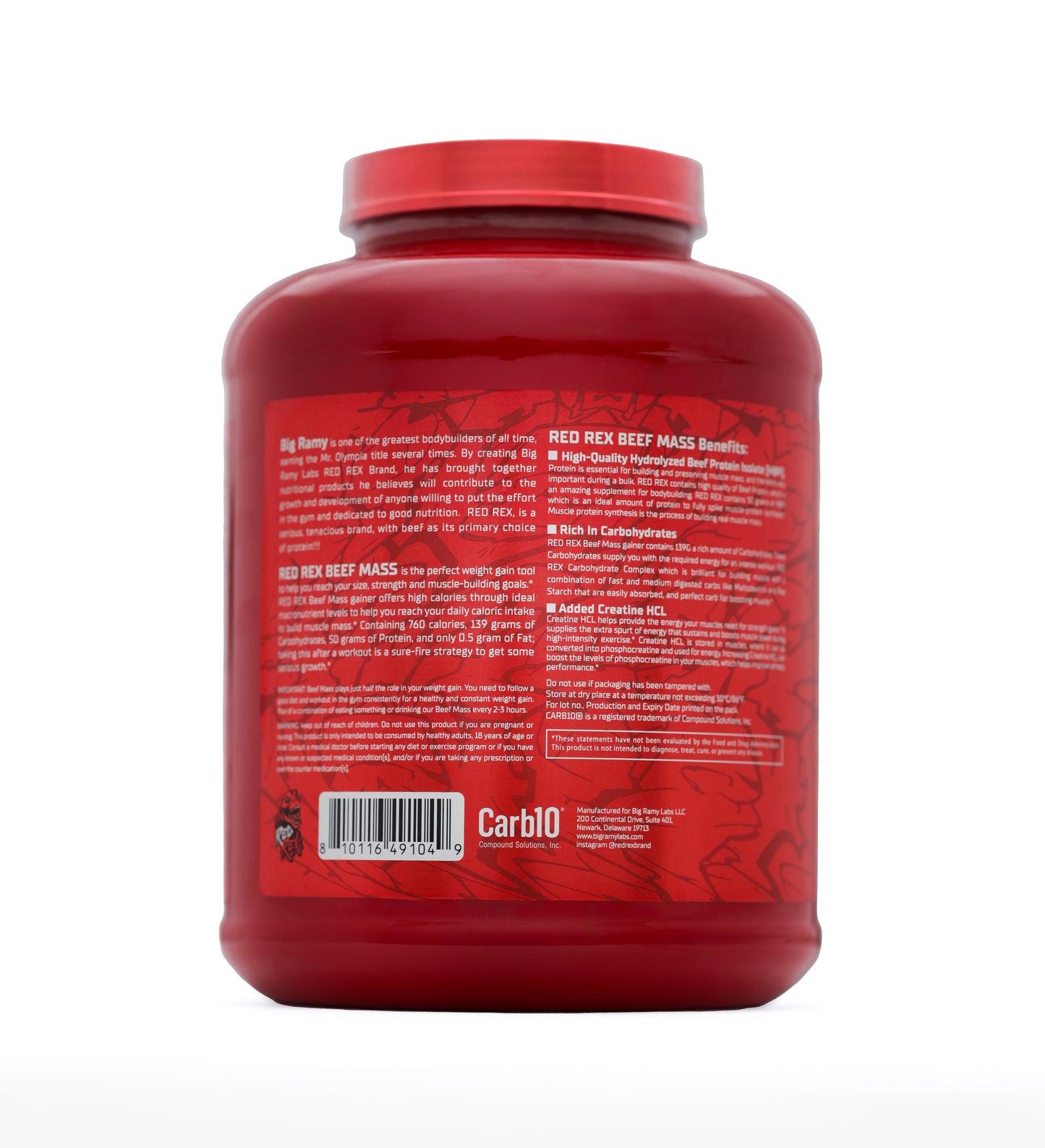 RED REX BEEF MASS GAINER