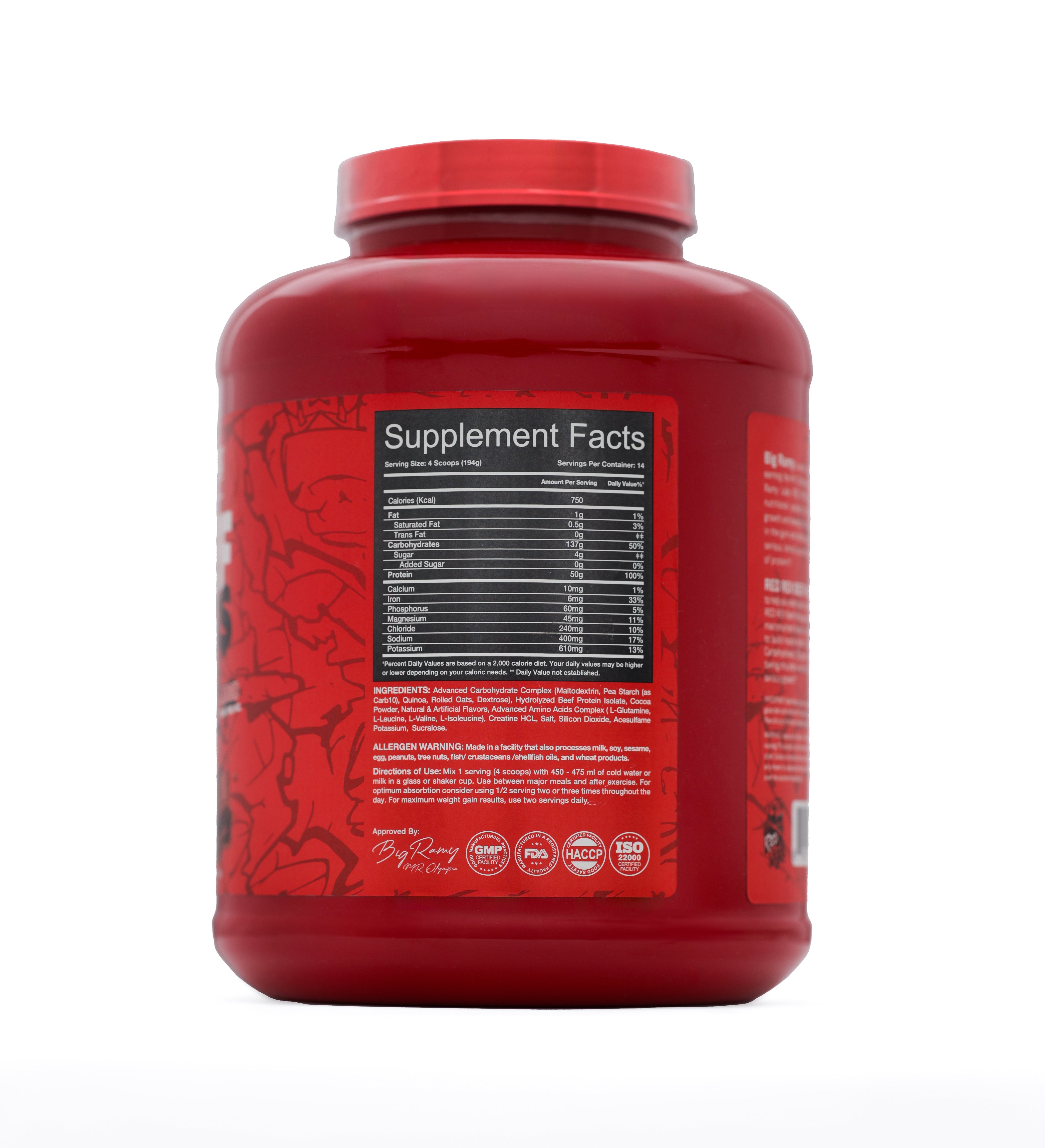 RED REX BEEF MASS GAINER Big Ramy Labs red-rex-beef-mass-gainer-big-ramy-labs