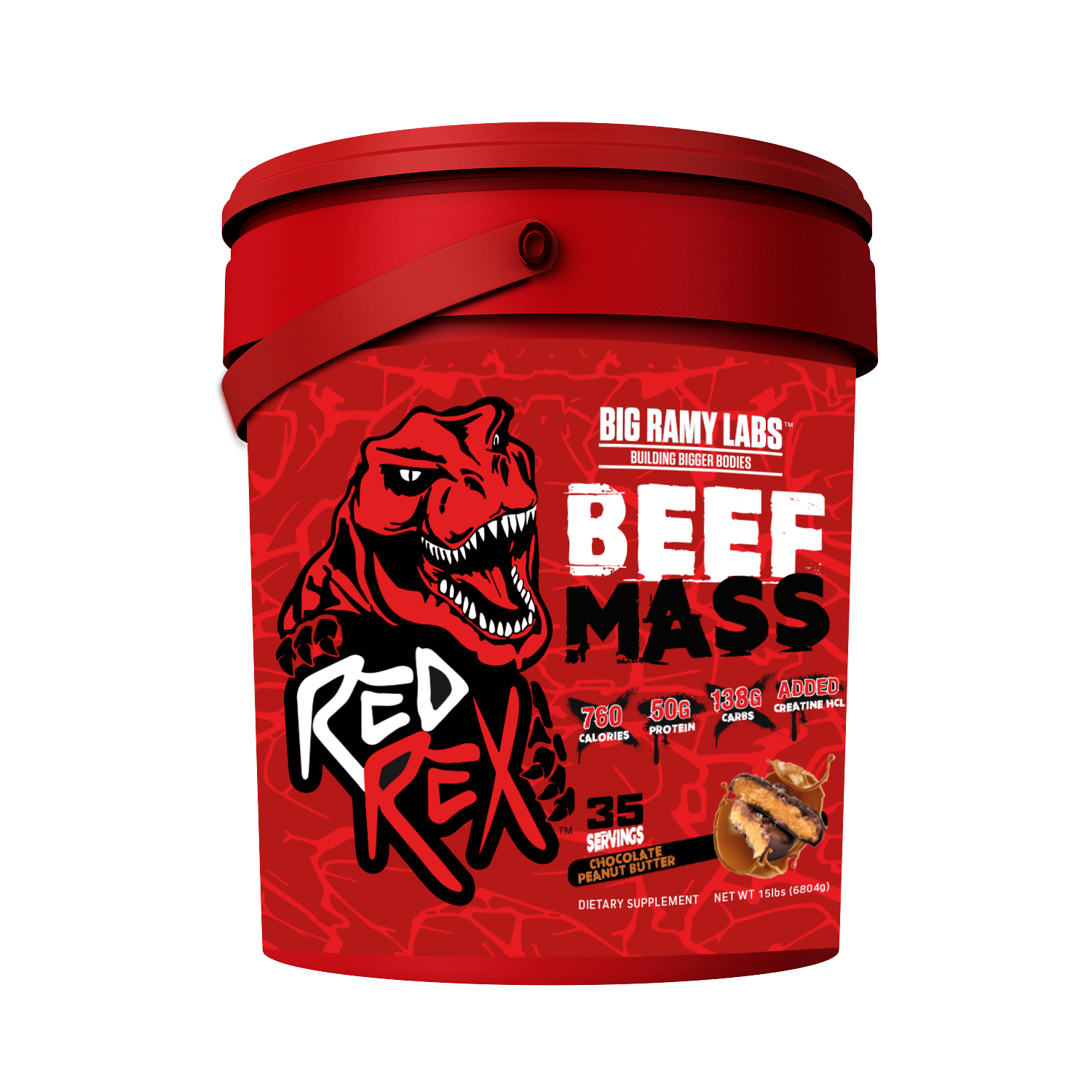 RED REX BEEF MASS GAINER – Big Ramy Labs